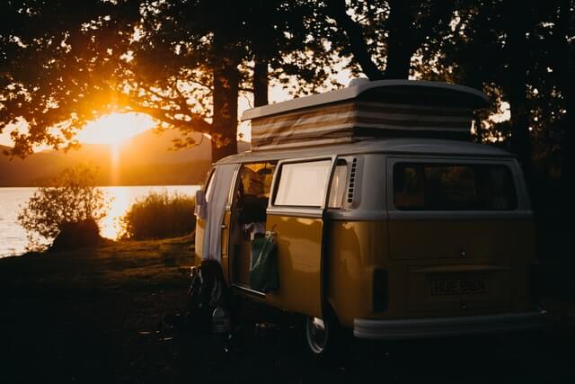Camping en Suède : camping-car