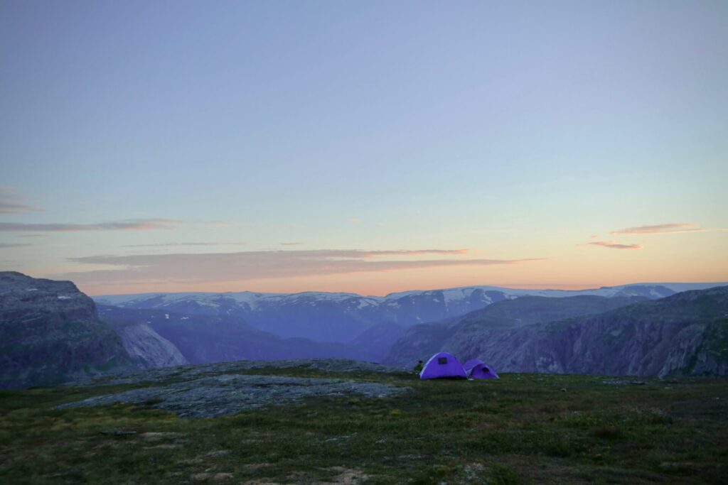 Camping sauvage en Norvège
