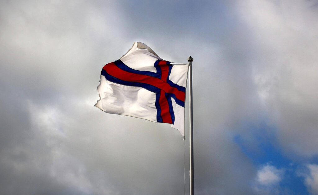 Le drapeau du Danmark : Drapeau des îles Féroé