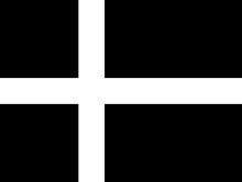 Le drapeau du Danmark : Drapeau de deuil
