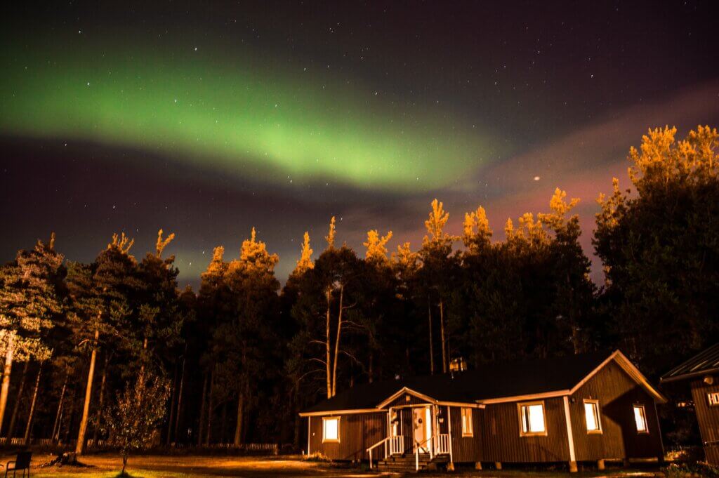 Les aurores boréales en Finlande