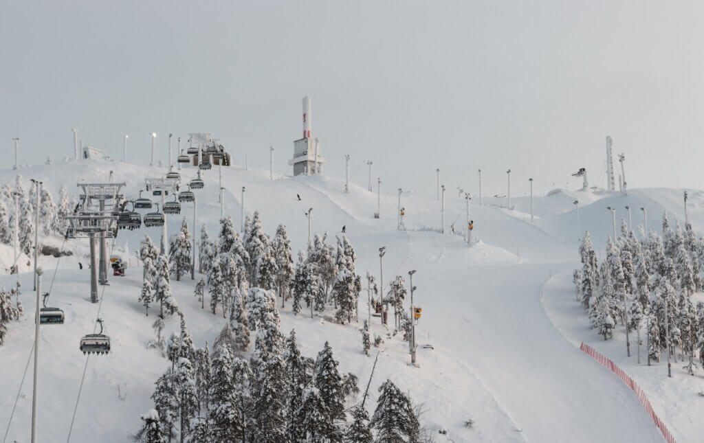 Ski et autre sports d'hiver en Ruka, Finlande
