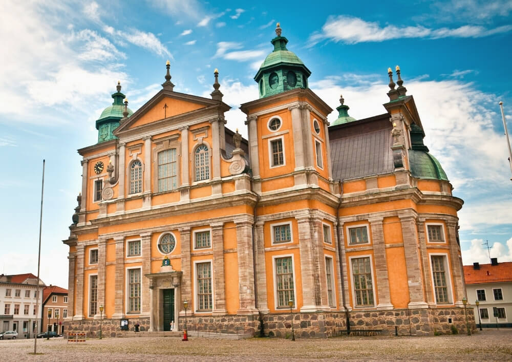 La cathédrale baroque de Kalmar