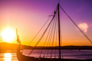 La mythologie nordique : Enterrements en bateau