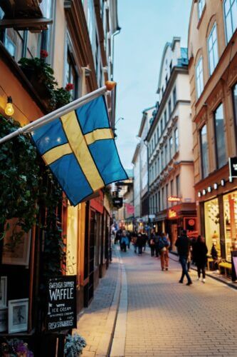 Le drapeau de la Suède : Apparence