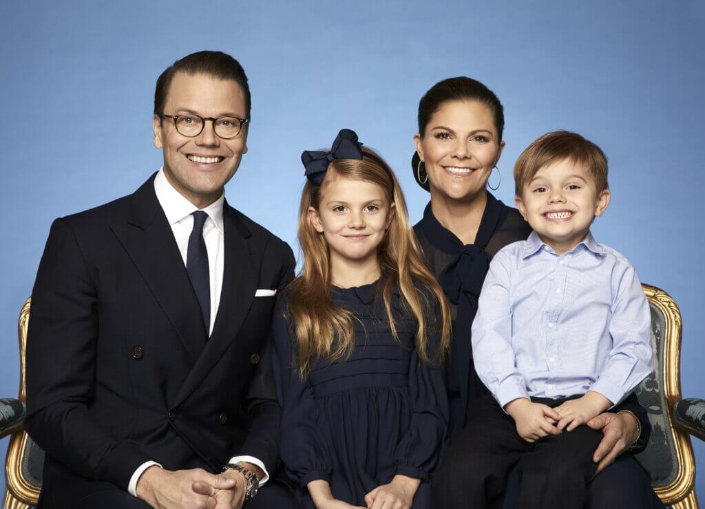 La famille royale suédoise : La princesse Estelle et le prince Oscar