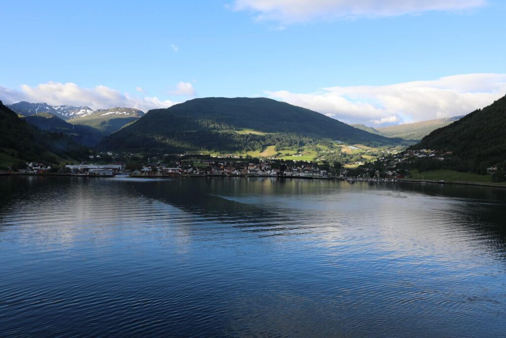 Sognefjord: Arriver