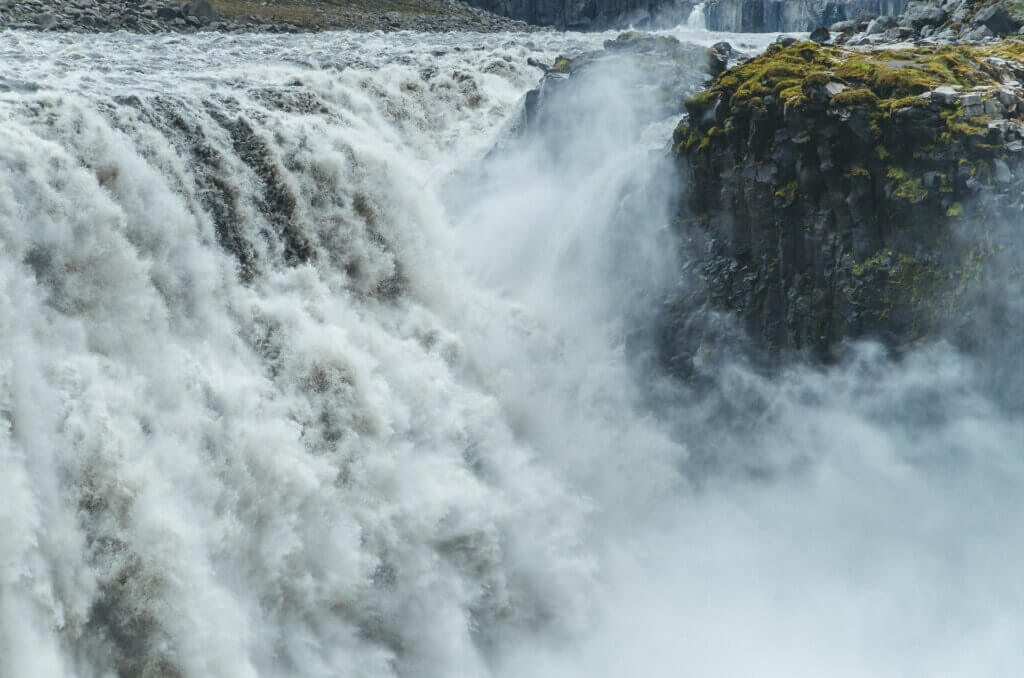 Vatnajökull: La chute d'eau Dettifoss